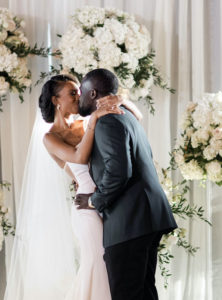 This Couple Incorporated Congolese Traditions in their Emerald and Champagne Wedding at The Astorian