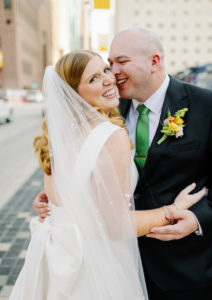 A Vibrant City Wedding Decorated with Bright Florals and Lush Greenery