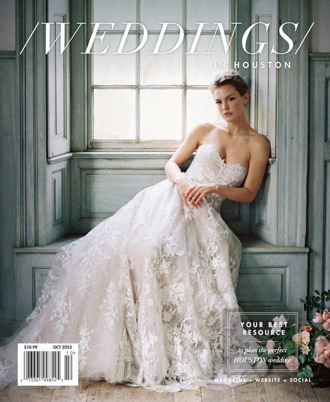 October 2023 cover of Weddings in Houston