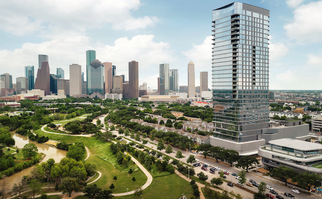 Thompson Houston is Houston's newest wedding venue in Houston located the the Buffalo Bayou Park.