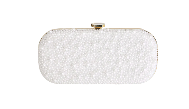 "True Love" Pearl Clutch by Bella Rosa Collection