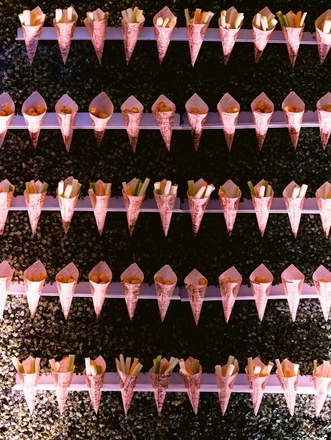 Tater tot cone wall. 