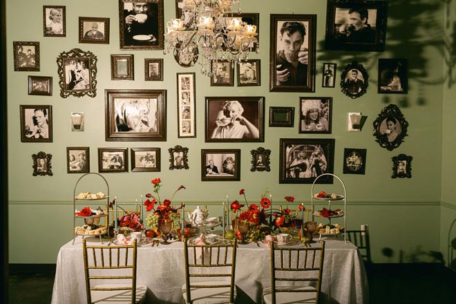 McHughTEA Room is an intimate venue for a bridal shower.
