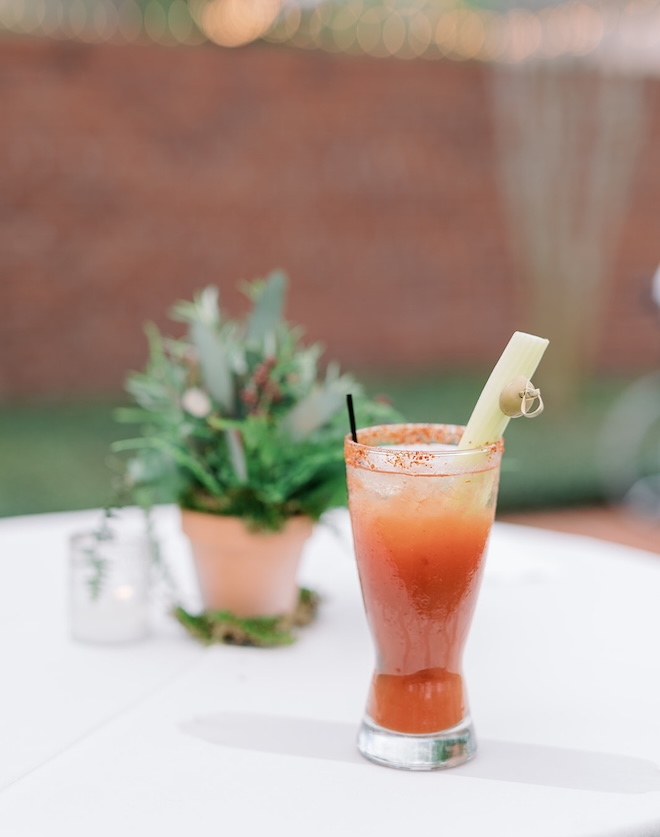 Café Natalie serves Bloody Marys at a wedding reception in Houston.