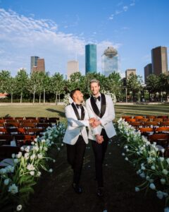 A Shared Love for Disney Led to a Beautiful Wedding in Buffalo Bayou Park