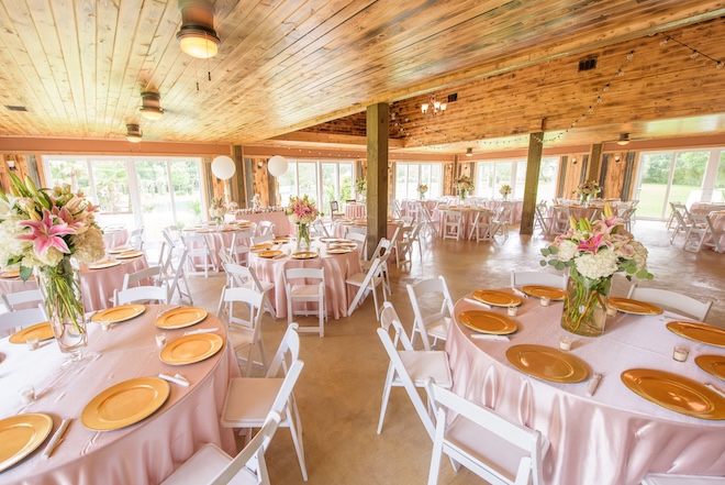 An all wood event space at Kemah Gardens. 