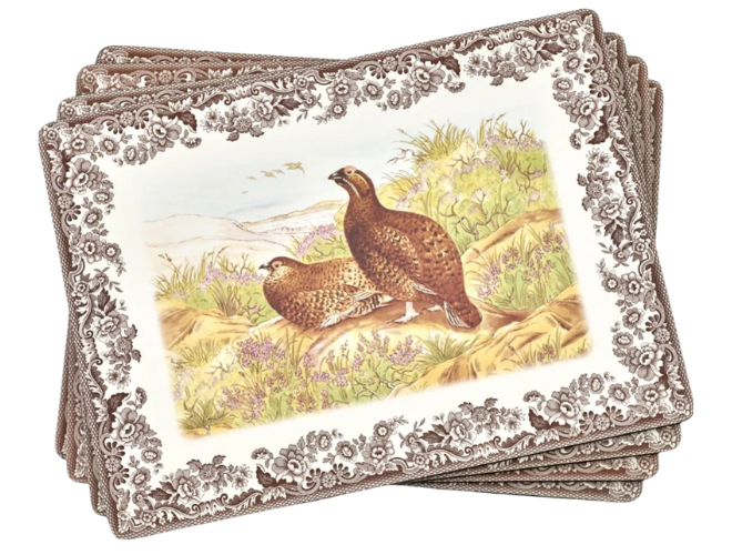 Pimpernel spode woodland placemat sets. 