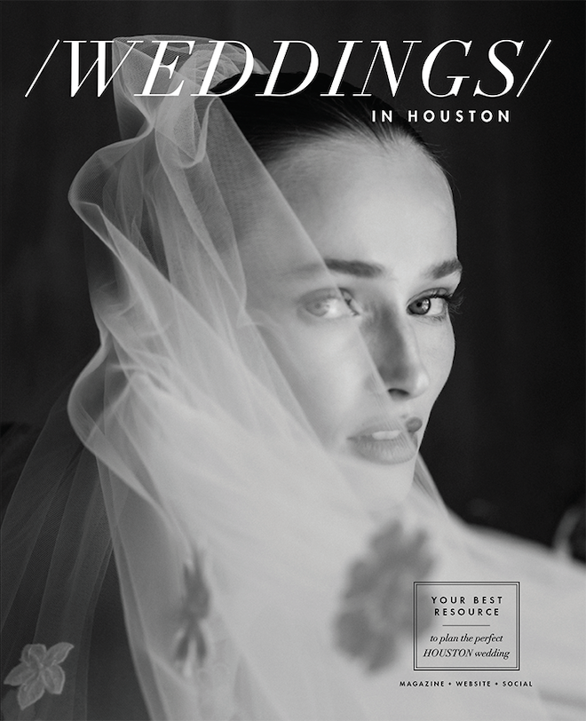 The Sareh Nouri Collection is featured on the December cover of Weddings in Houston magazine. 