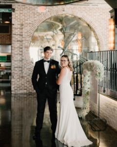 Pastel Wedding at The Astorian for High School Sweethearts