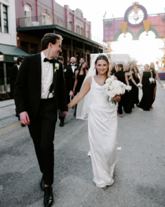 Classic Blue & White Wedding at The Tremont House in Galveston