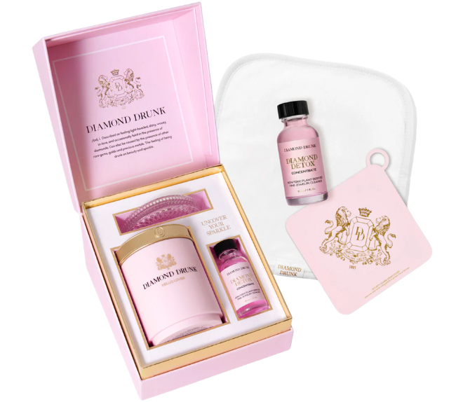 A pink diamond cleaner collection.