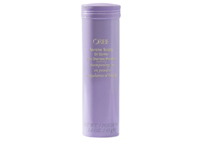 Scalp oil control dry shampoo powder by Oribe.
