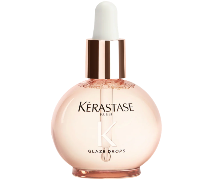 Kérastase glaze drop for anti-frizz.