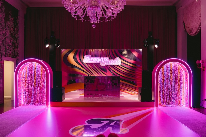 A "Love Shack" inspired after-party hosted in Houston. 