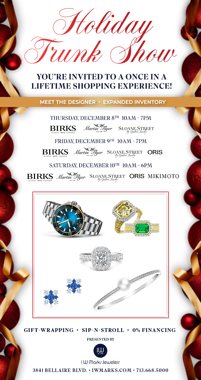 I W Marks Jewelers - Holiday Trunk Show with Designers - Weddings in 