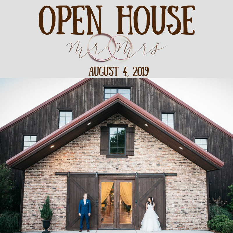 Wedding Venue Open House - August 4, Carriage House