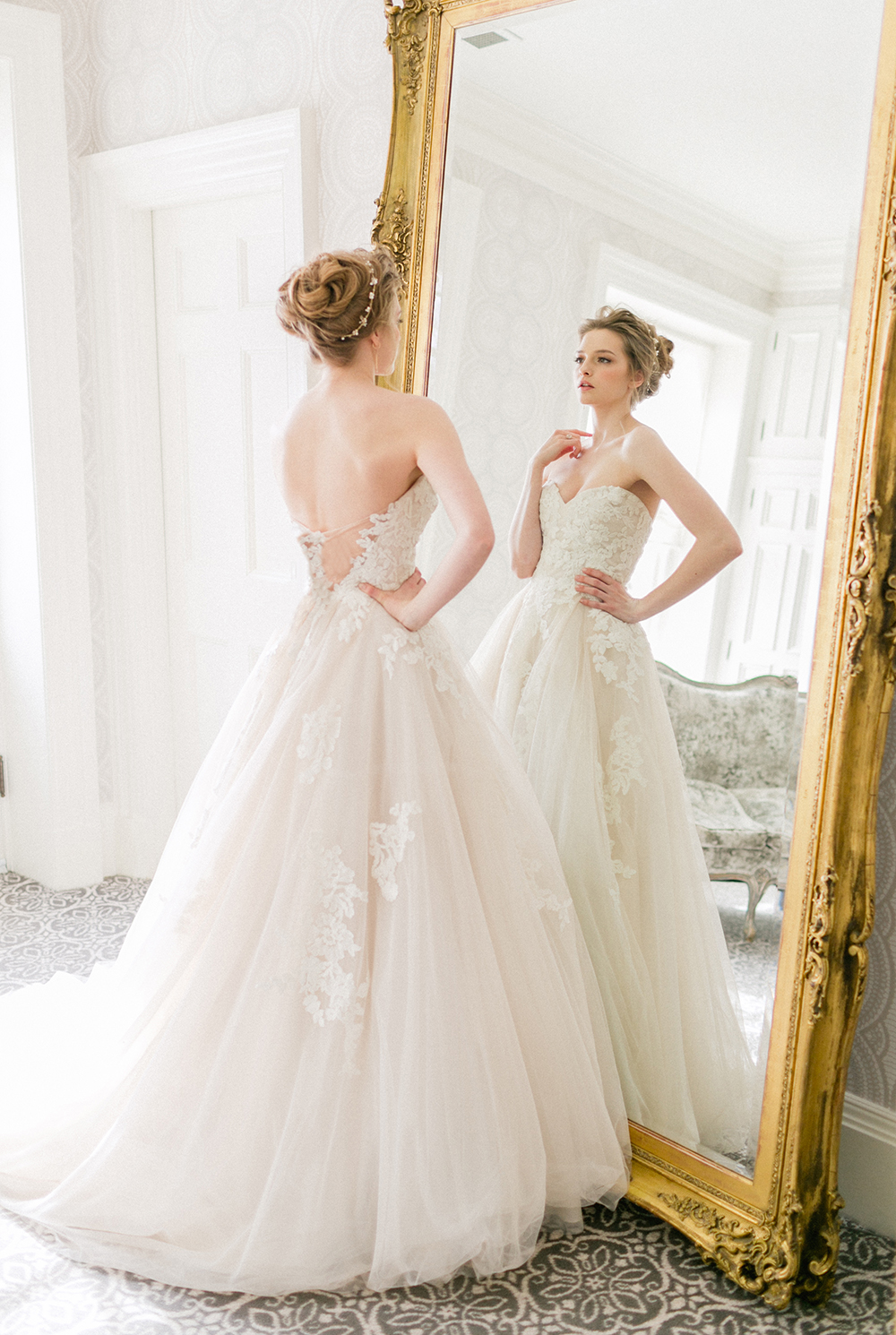 wedding dress, ballgown, sweetheart