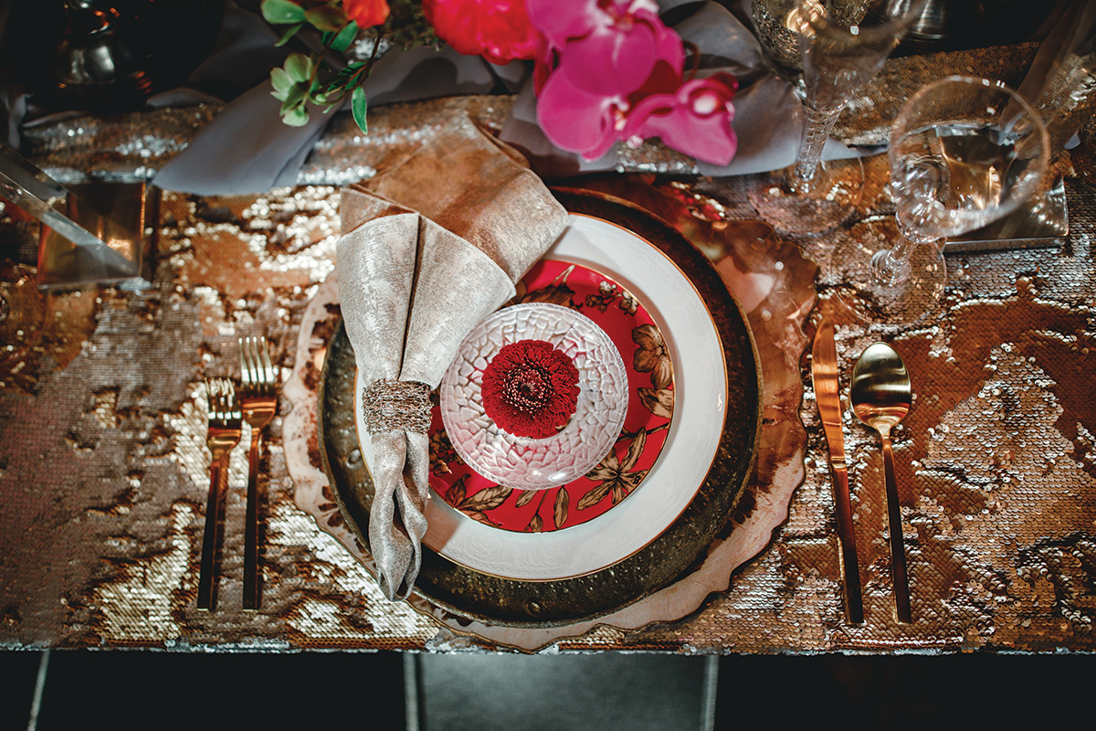 A styled shoot created for Weddings in Houston Magazine and Website - Kat Creech Events, Ama Photogr