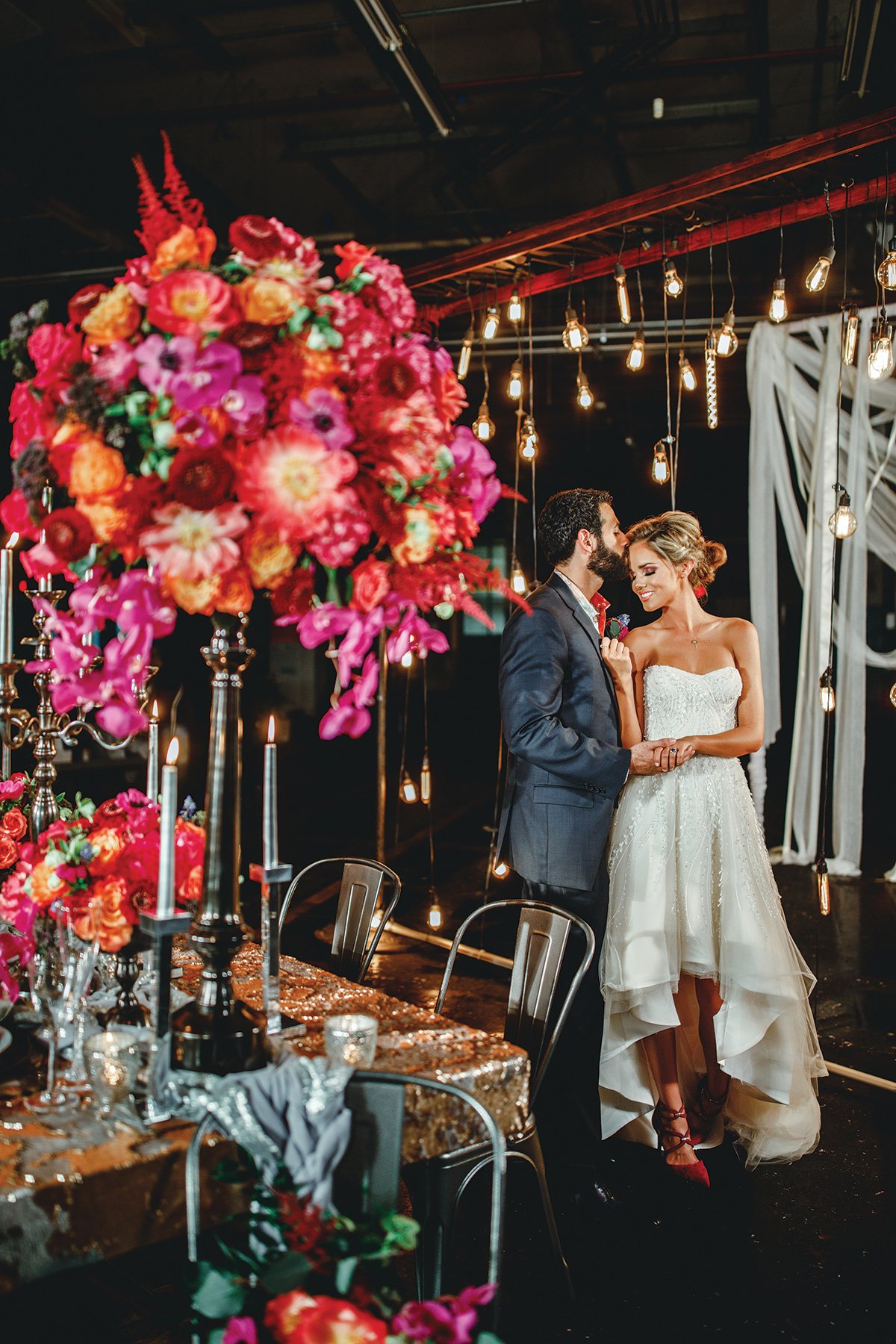 A styled shoot created for Weddings in Houston Magazine and Website - Kat Creech Events, Ama Photogr