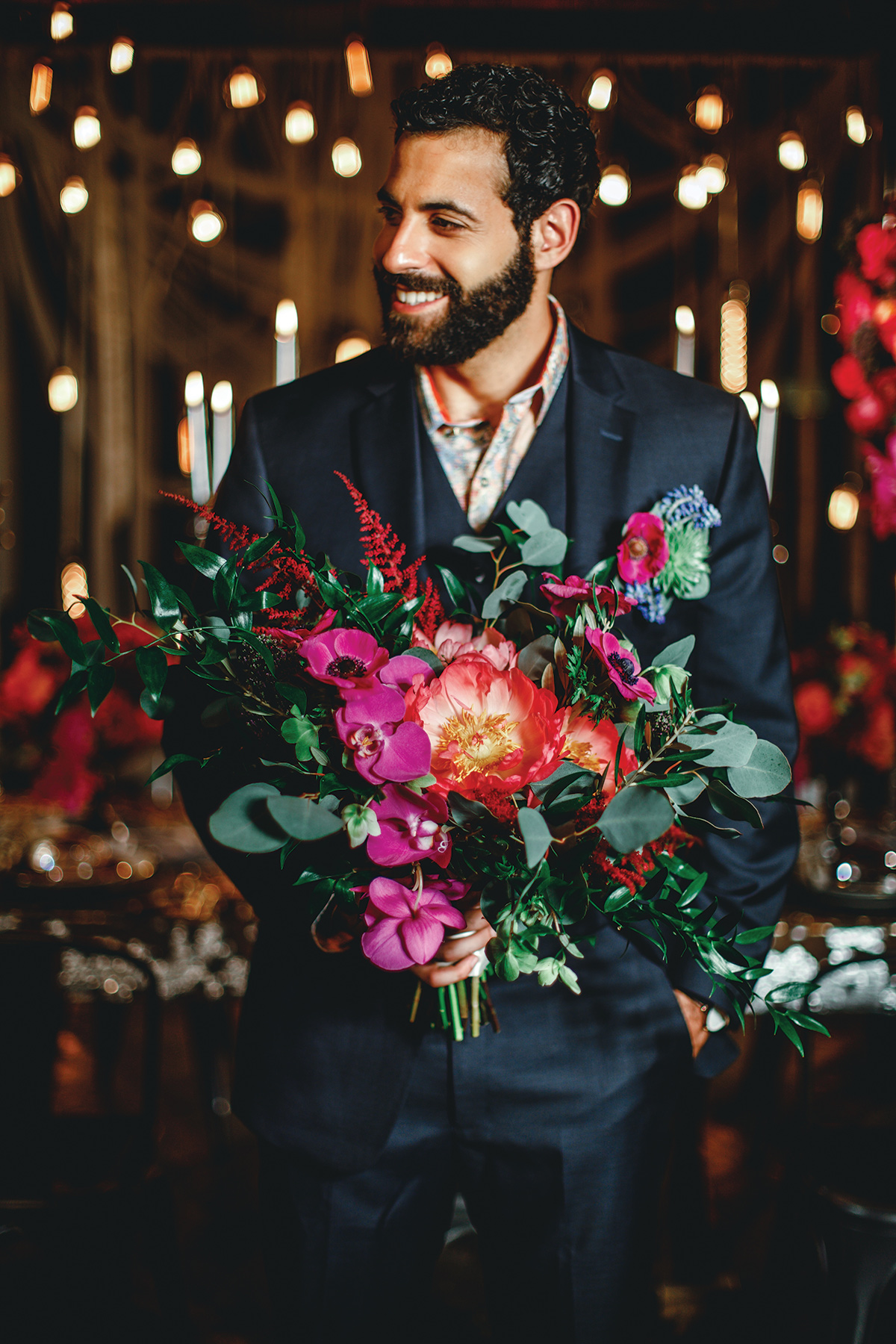 A styled shoot created for Weddings in Houston Magazine and Website - Kat Creech Events, Ama Photogr