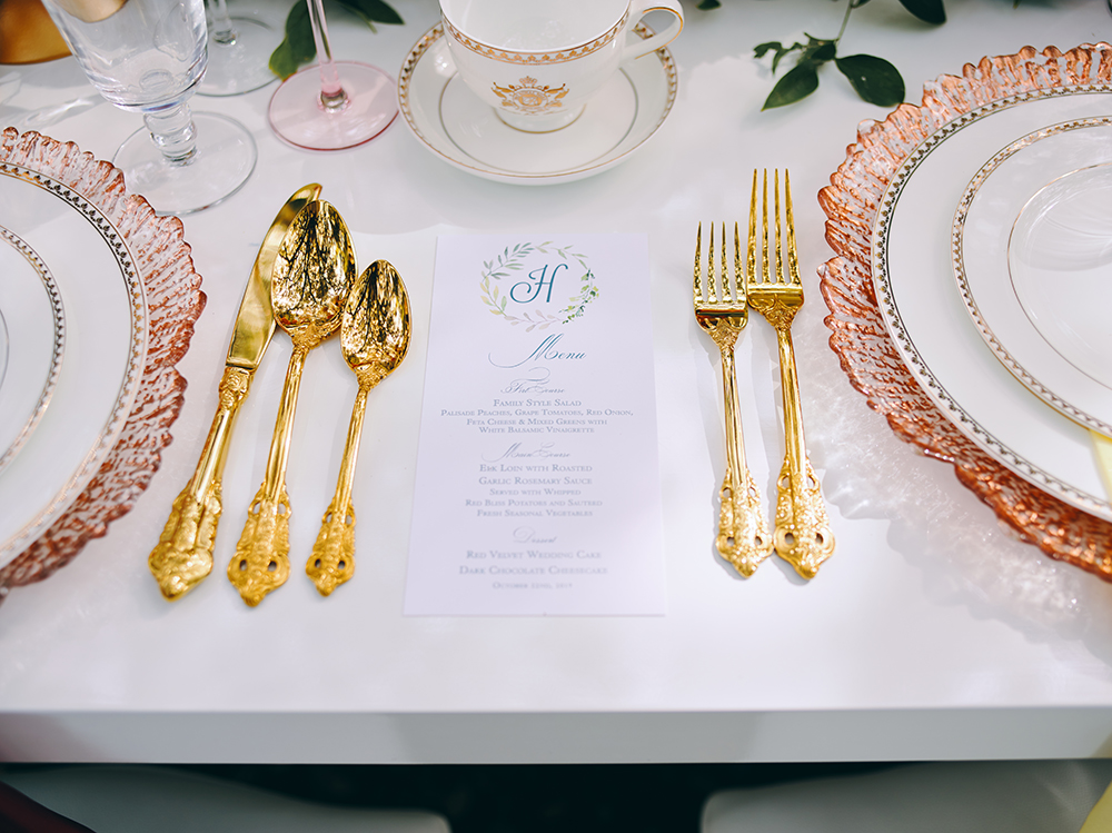 tablescape - menu