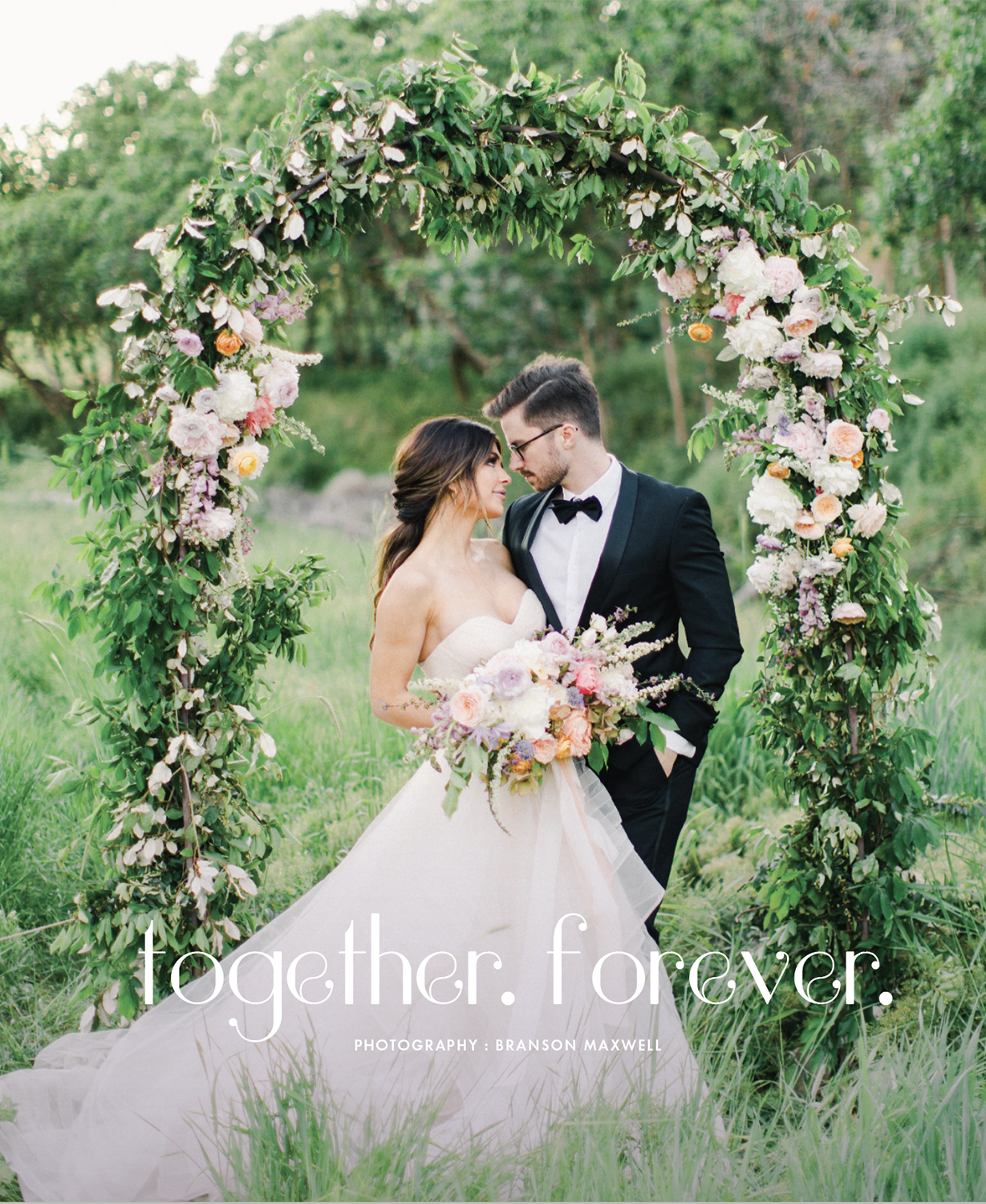 Floral Arch Garden Wedding