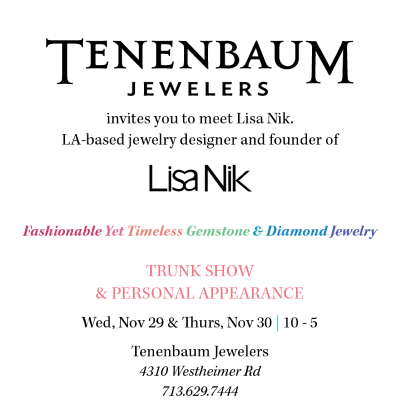Tenenbaum Jewelers - Trunk Show