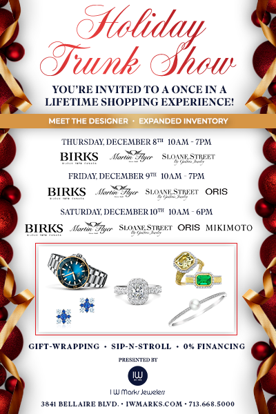 I W Marks Jewelers - Holiday Trunk Show with Designers