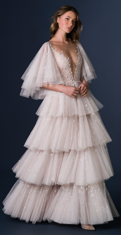 Find Wedding Dresses in Houston | Designer: Paolo Sebastian | Photo: Simon Cecere