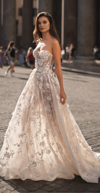 Find Wedding Dresses in Houston | Designer: Berta | Photo: Vlad Limer