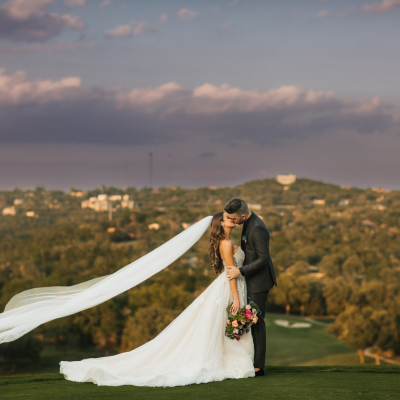 Jewel Tones Adorn the Austin Hill Country Wedding at Omni Barton Creek Resort & Spa