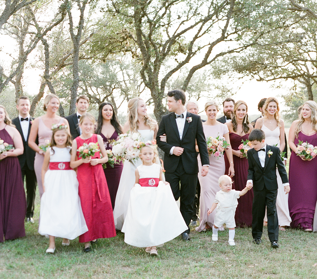 texas wedding, destination, ranch, country, rustic, summer, gray, oak tree, tent, barn reception, fa
