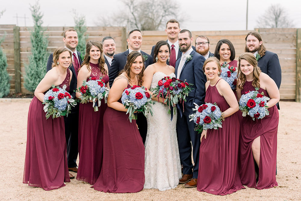 farmhouse, barn, rustic, blue, red, white, reverent, wedding, videography, films, flowers, swift