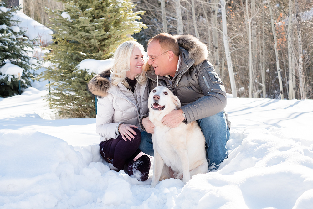 destination wedding photography - dog - vail - colorado