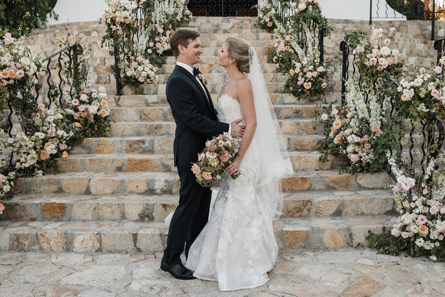 Blush, Rose, Cream & Blue Wedding in Mexico