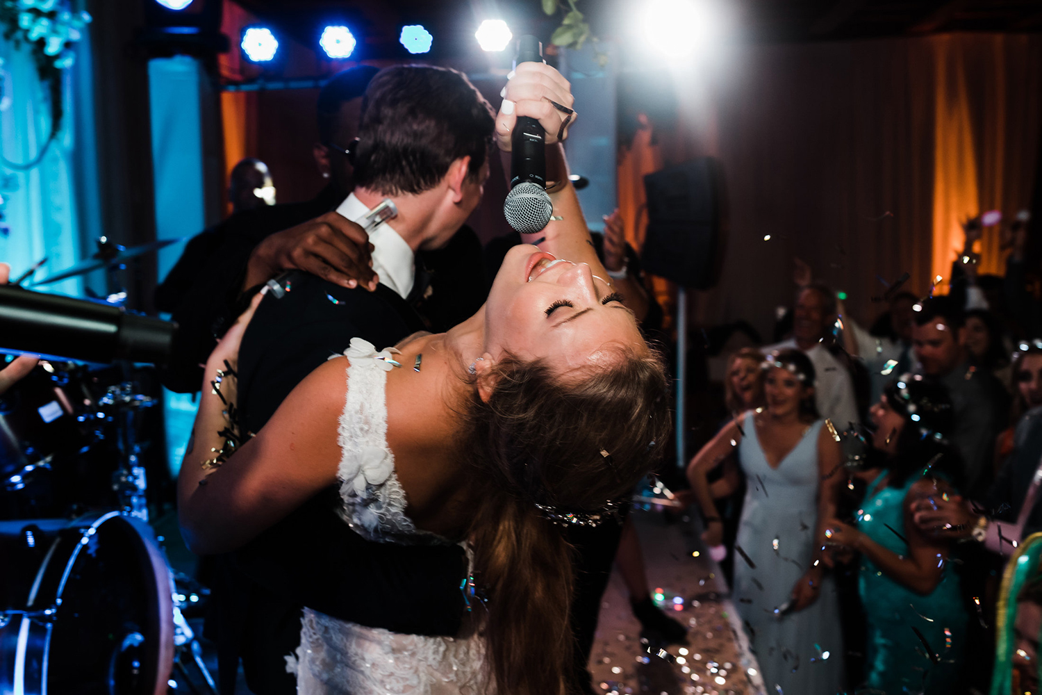 dancing - singing - karaoke at wedding reception