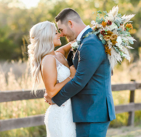 Sage, Navy And Cream Rustic-Chic Wedding By Rachel Driskell Photography