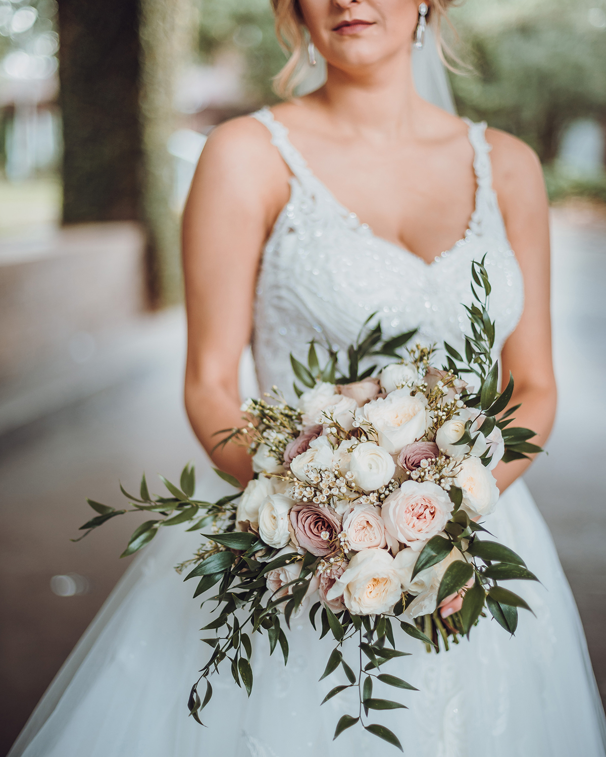 bridal bouquet - blush wedding