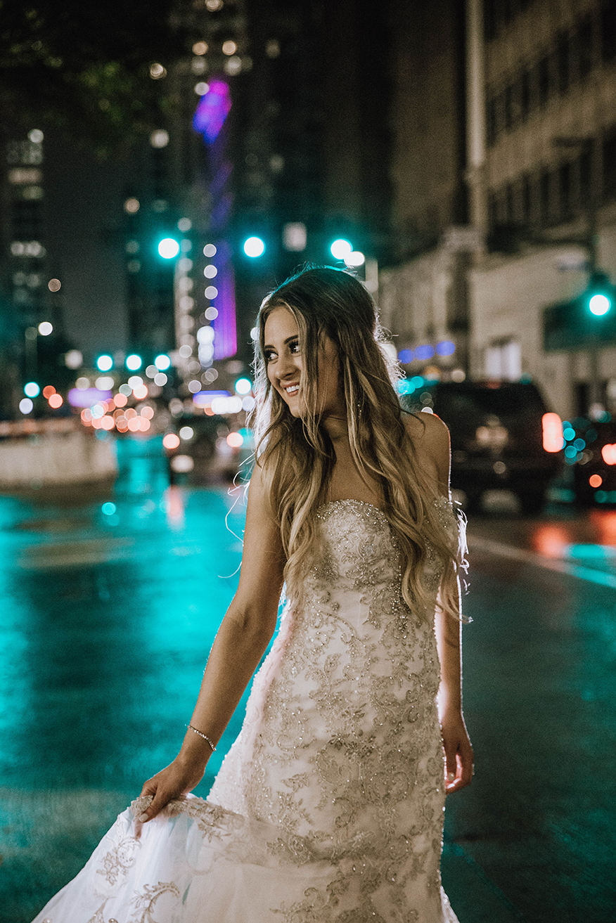 houston wedding, downtown, bridal
