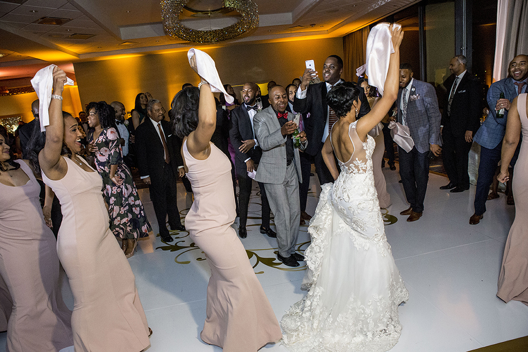 houston wedding, black couple, westing galleria, blush, gold, breathtaking events