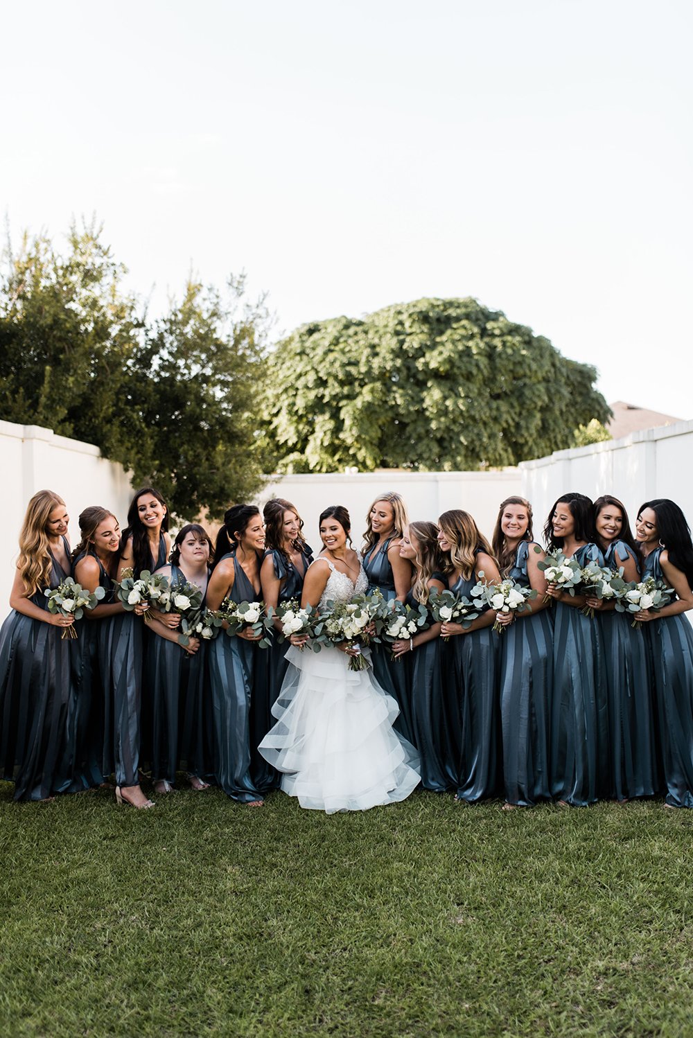 bridal party - bride tribe - wedding photography