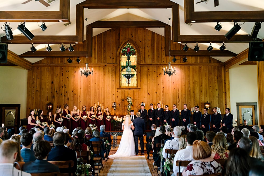 chapel - ceremony - wedding photography