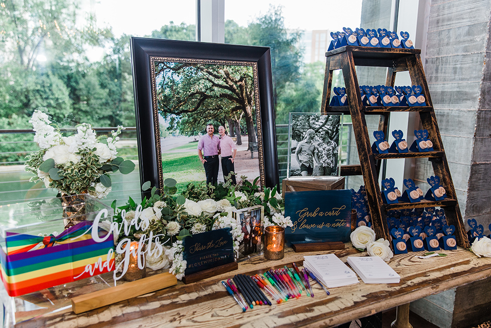 wedding reception decor - same sex wedding