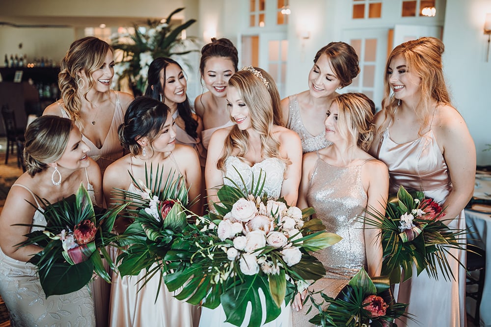 bridal party - bride tribe