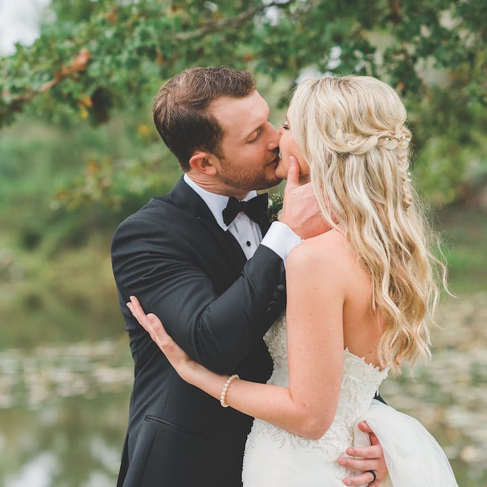 romantic photo - wedding day