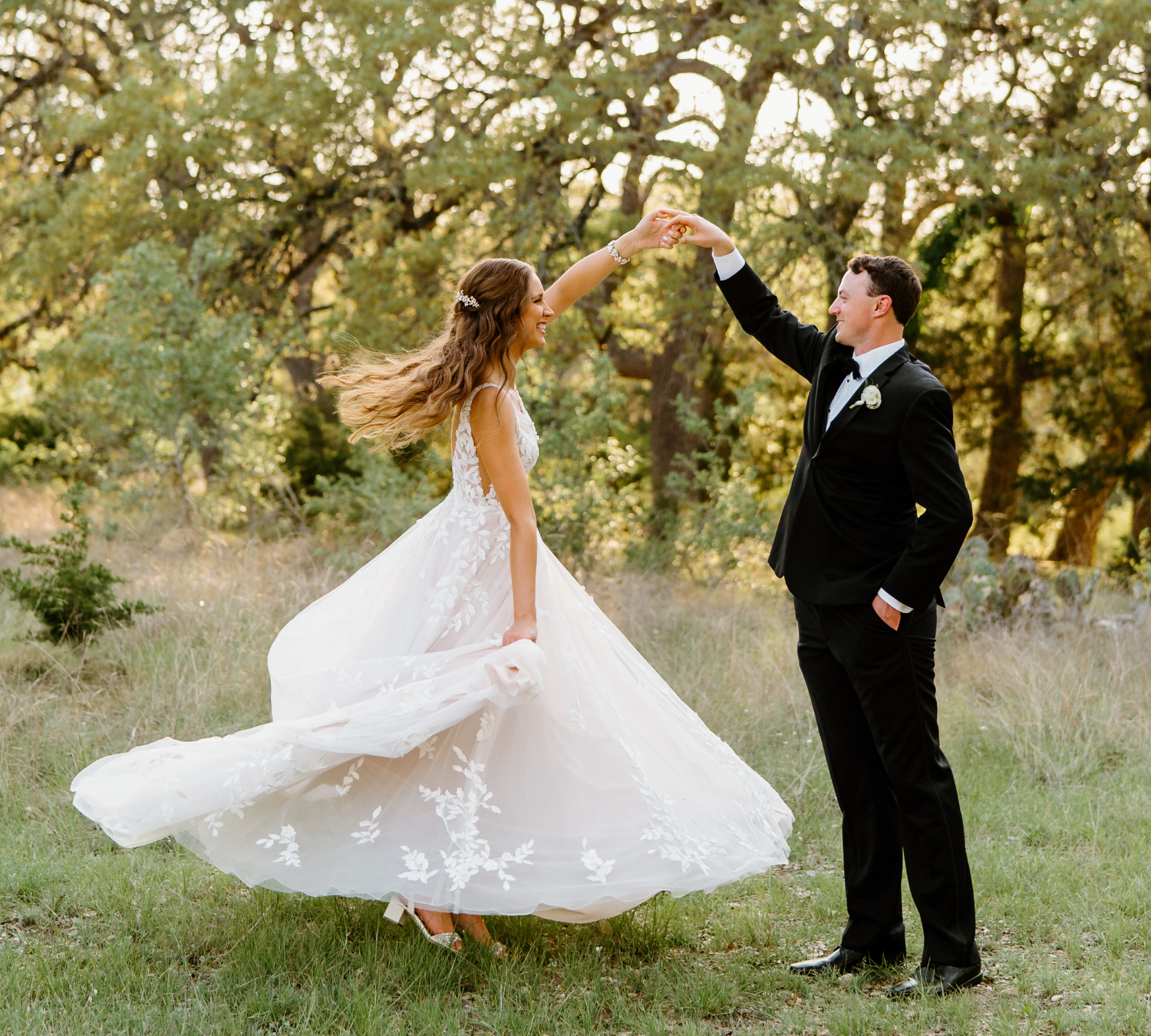 Black, White & Blush Industrial Chic Wedding