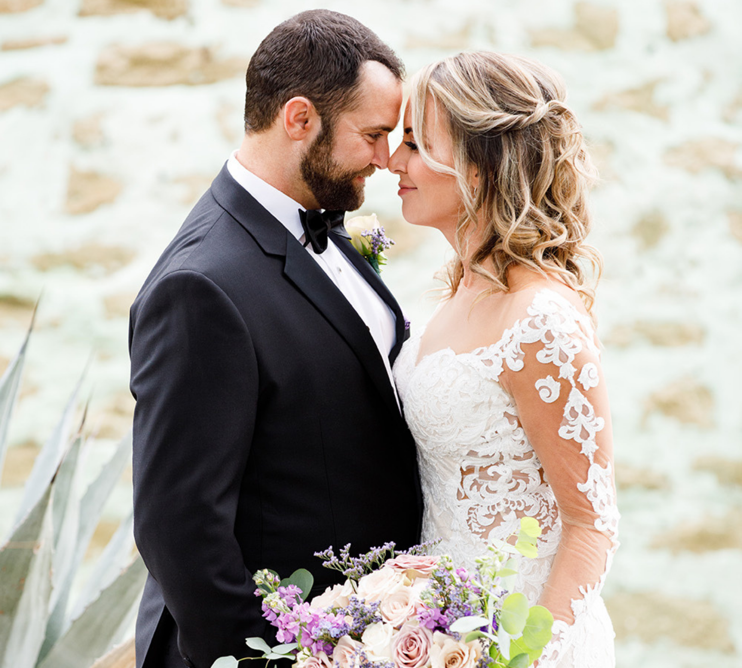 Lilac and Ivory Wedding on Lake Travis by Malleret Designs