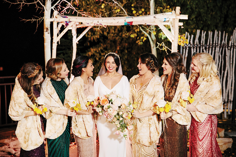 bridal party - real wedding