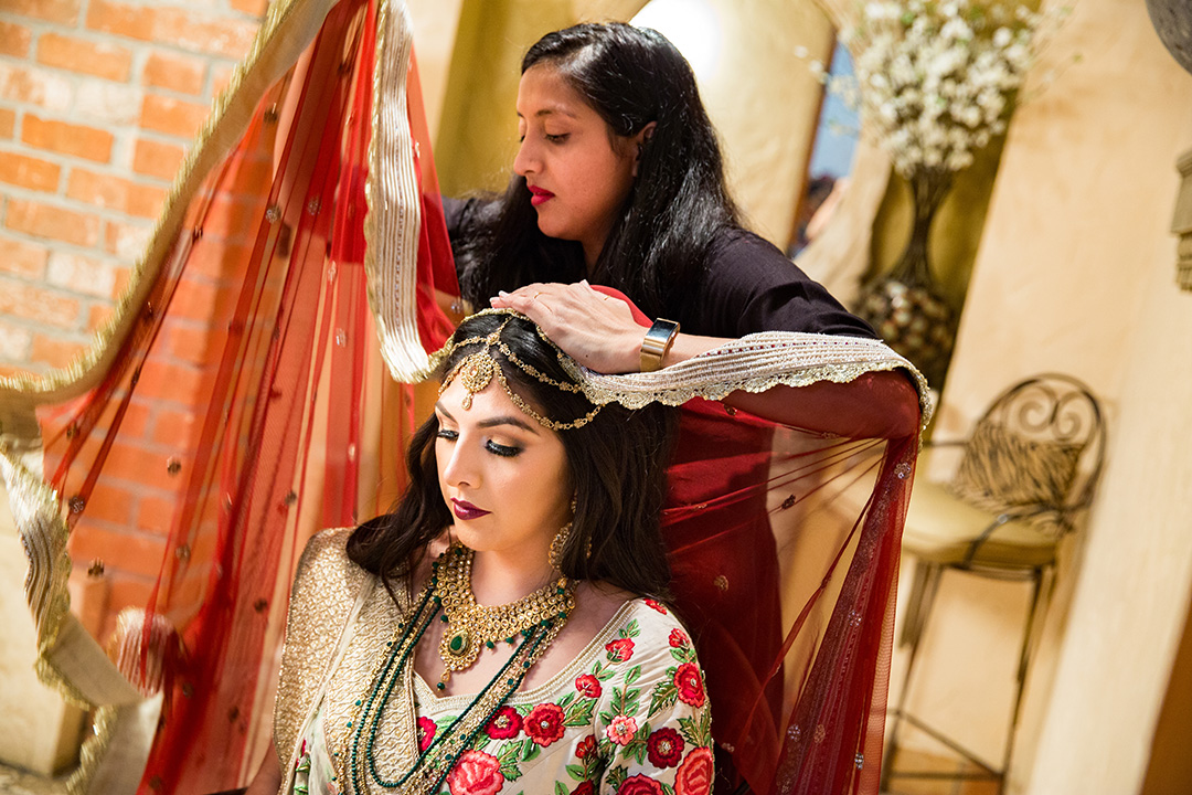 houston wedding, south asian, mexican, las velas, interracial couple, sari