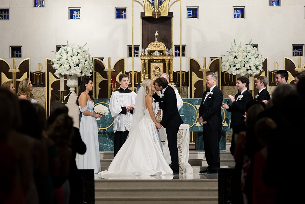 houston wedding ceremony at church chapel